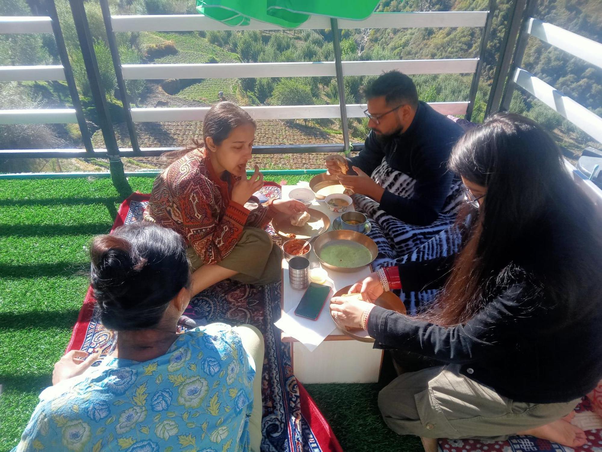 Amma Home Stay Keylong Kyelang Exteriör bild